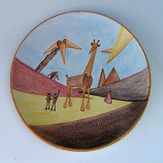 Piatto Le Giraffe (omaggio a Bruno Munari)